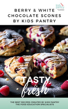 Load image into Gallery viewer, Berry & White Chocolate Scones Recipe
