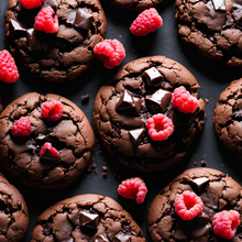 Load image into Gallery viewer, Raspberry & Chocolate Cookies